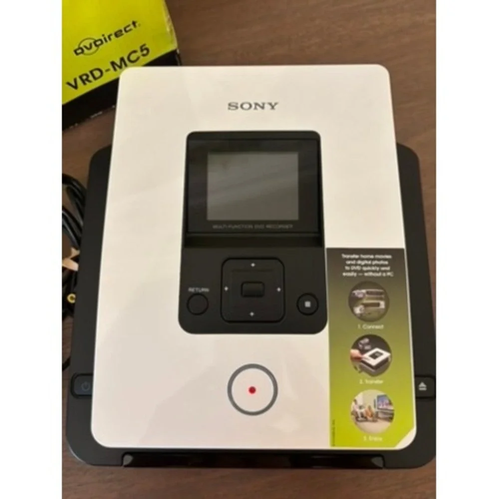 Sony VRD MC5 Multi-Function DVD Recorder Transfer VHS & Camcorder Videos To DVD